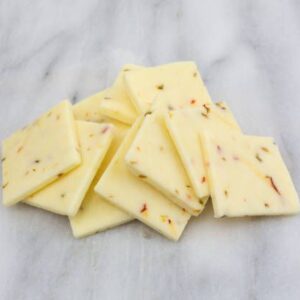 A picture of sliced ghostly hot chilli cheese